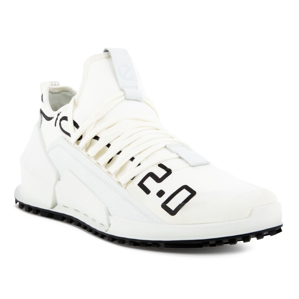 Tenis Hombre - ECCO Biom 2.0 Bajos Tex - Blancos - EIT105742